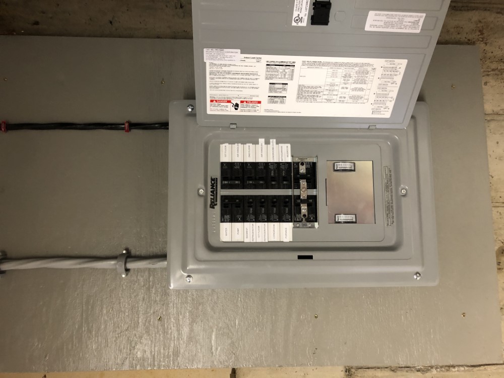 200 Amp panel replacement with transfer switch in Southbury, CT